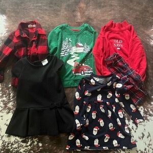 Christmas 4t lot (6 pieces)- girls
